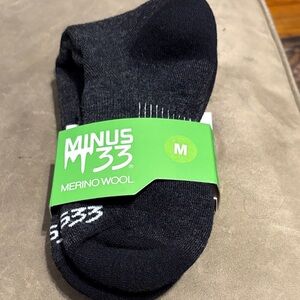 Merino Wool Black Socks